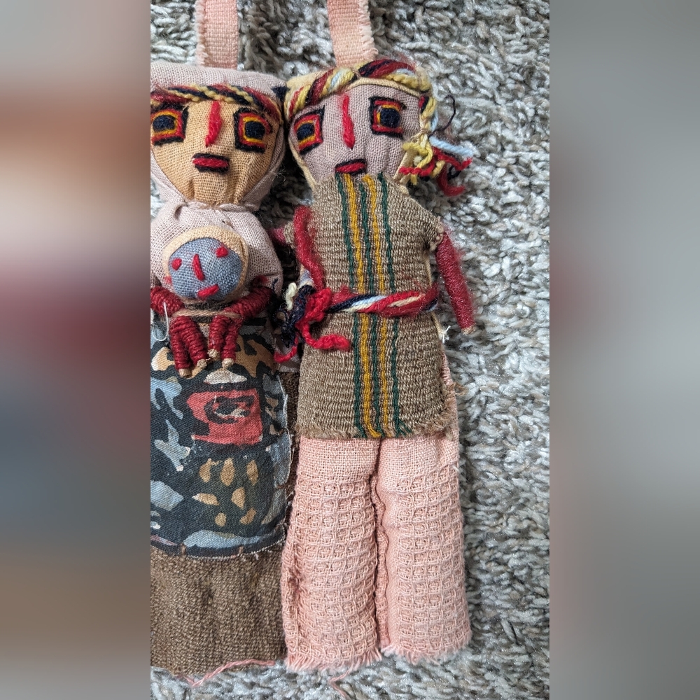 Handmade Peruvian Chancay Burial Dolls - Picture 4 of 4